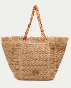 PORRONET Bolsos|Bolso Capazo Triana Rafia