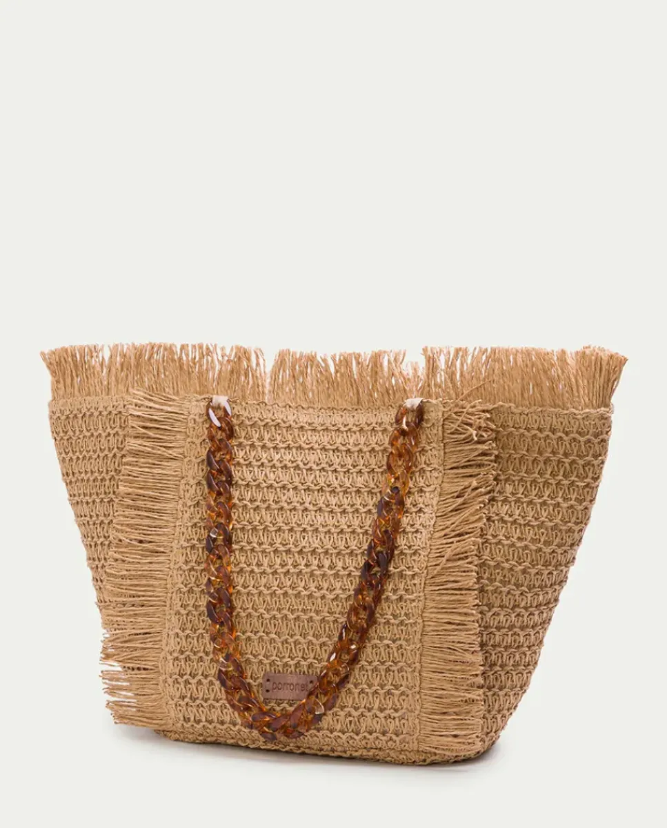 PORRONET Bolsos|Bolso Capazo Triana Rafia