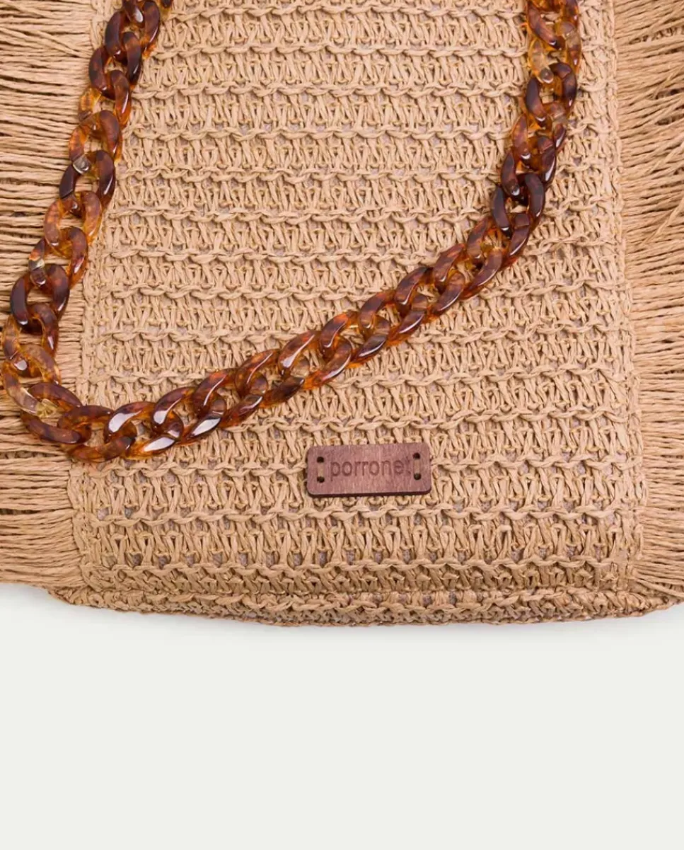 PORRONET Bolsos|Bolso Capazo Triana Rafia
