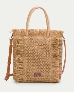 PORRONET Bolsos|Bolso Shopper Macarena Rafia