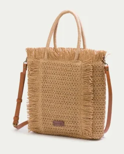PORRONET Bolsos|Bolso Shopper Macarena Rafia