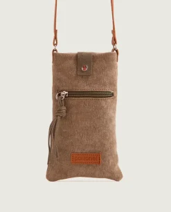 PORRONET Bolsos|Bolso Textil Kaki Malia