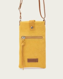 PORRONET Bolsos|Bolso Textil Mostaza Malia