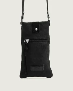 PORRONET Bolsos|Bolso Textil Negro Malia