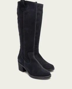 PORRONET Botas Mujer|Botas De Tacón Carbon Con Cremallera Nora