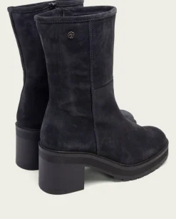 PORRONET Botines Mujer|Botas De Tacón Carbon Con Cremallera Reiko