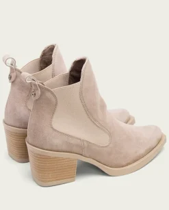 PORRONET Botines Mujer|Botines Cowboy Arena Con Elasticos Jackie