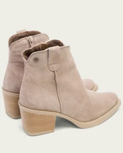 PORRONET Botines Mujer|Botines Cowboy Arena Con Cremallera Jara