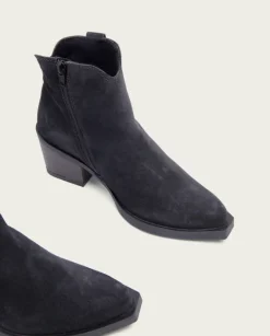 PORRONET Botines Mujer|Botines Cowboy Carbon Con Cremallera Jara