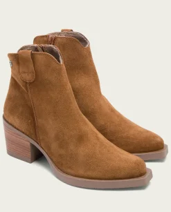 PORRONET Botines Mujer|Botines Cowboy Cuero Con Cremallera Jara