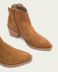 PORRONET Botines Mujer|Botines Cowboy Cuero Con Cremallera Jara