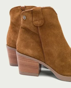 PORRONET Botines Mujer|Botines Cowboy Cuero Con Cremallera Jara