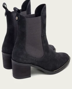 PORRONET Botines Mujer|Botines De Tacón Carbon Con Elasticos Ninet
