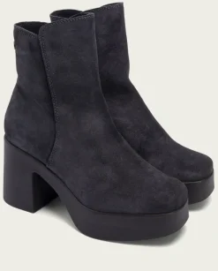 PORRONET Botines Mujer|Botines De Tacón Carbon Con Cremallera Leta