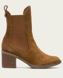 PORRONET Botines Mujer|Botines De Tacón Cuero Con Elasticos Ninet