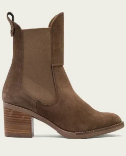 PORRONET Botines Tacón|Botines De Tacón Moka Con Elasticos Ninet