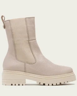 PORRONET Botines Planos|Botines Planos Taupe Con Elasticos Shelby