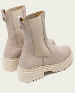 PORRONET Botines Planos|Botines Planos Taupe Con Elasticos Shelby