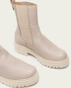 PORRONET Botines Planos|Botines Planos Taupe Con Elasticos Shelby