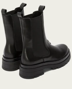 PORRONET Botines Planos|Botines Planos Track Negros Con Elasticos Dakota
