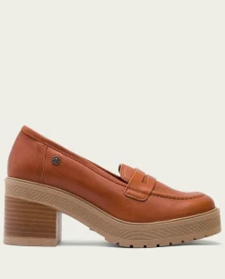 PORRONET Mocasines|Mocasines De Tacón Cuero Rahel