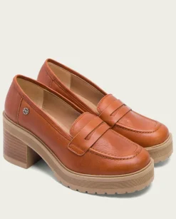 PORRONET Mocasines|Mocasines De Tacón Cuero Rahel