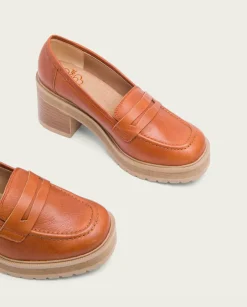PORRONET Mocasines|Mocasines De Tacón Cuero Rahel