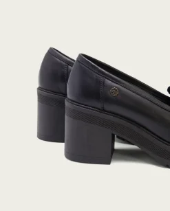 PORRONET Mocasines|Mocasines De Tacón Negros Rahel