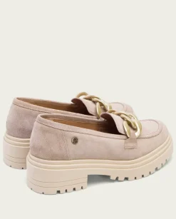 PORRONET Mocasines|Mocasines Planos Arena Con Adorno Saiko
