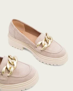 PORRONET Mocasines|Mocasines Planos Arena Con Adorno Saiko