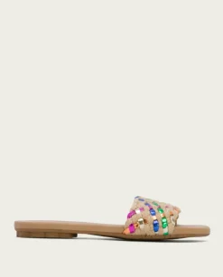 PORRONET Sandalias Planas|Sandalia Multicolor Lua