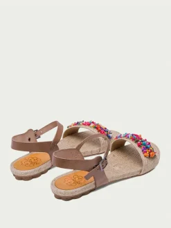 PORRONET Sandalias Planas|Sandalia Plana Yute Y Piel Morgan