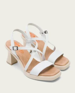 PORRONET Sandalias Tacón|Sandalia Tacón Alto Blanco Karen