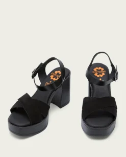 PORRONET Sandalias Tacón|Sandalia Tacón Alto Negro Alice
