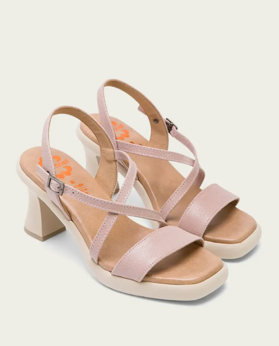 PORRONET Sandalias Tacón|Sandalia Tacón Alto Rosa Karen
