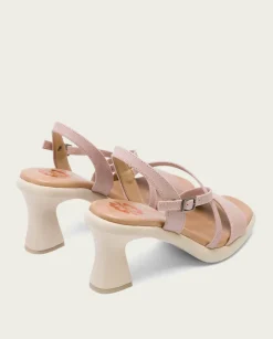 PORRONET Sandalias Tacón|Sandalia Tacón Alto Rosa Karen
