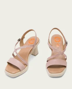 PORRONET Sandalias Tacón|Sandalia Tacón Alto Rosa Karen