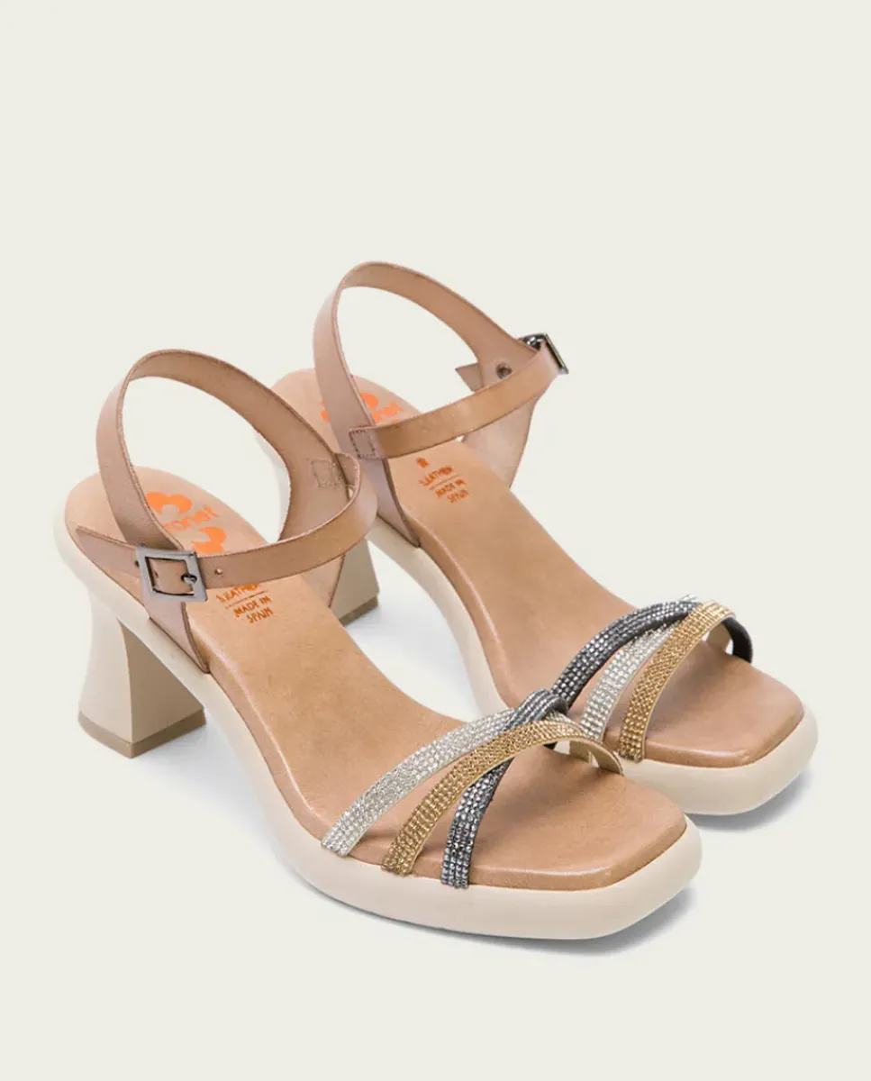 PORRONET Sandalias Tacón|Sandalia Tacón Alto Taupe Karah