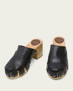 PORRONET Sandalias Tacón|Sandalia Tacón Medio Negro Samira