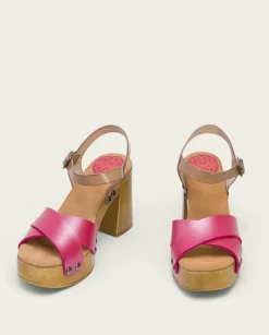 PORRONET Sandalias Tacón|Sandalia Tacón Rosa Vega